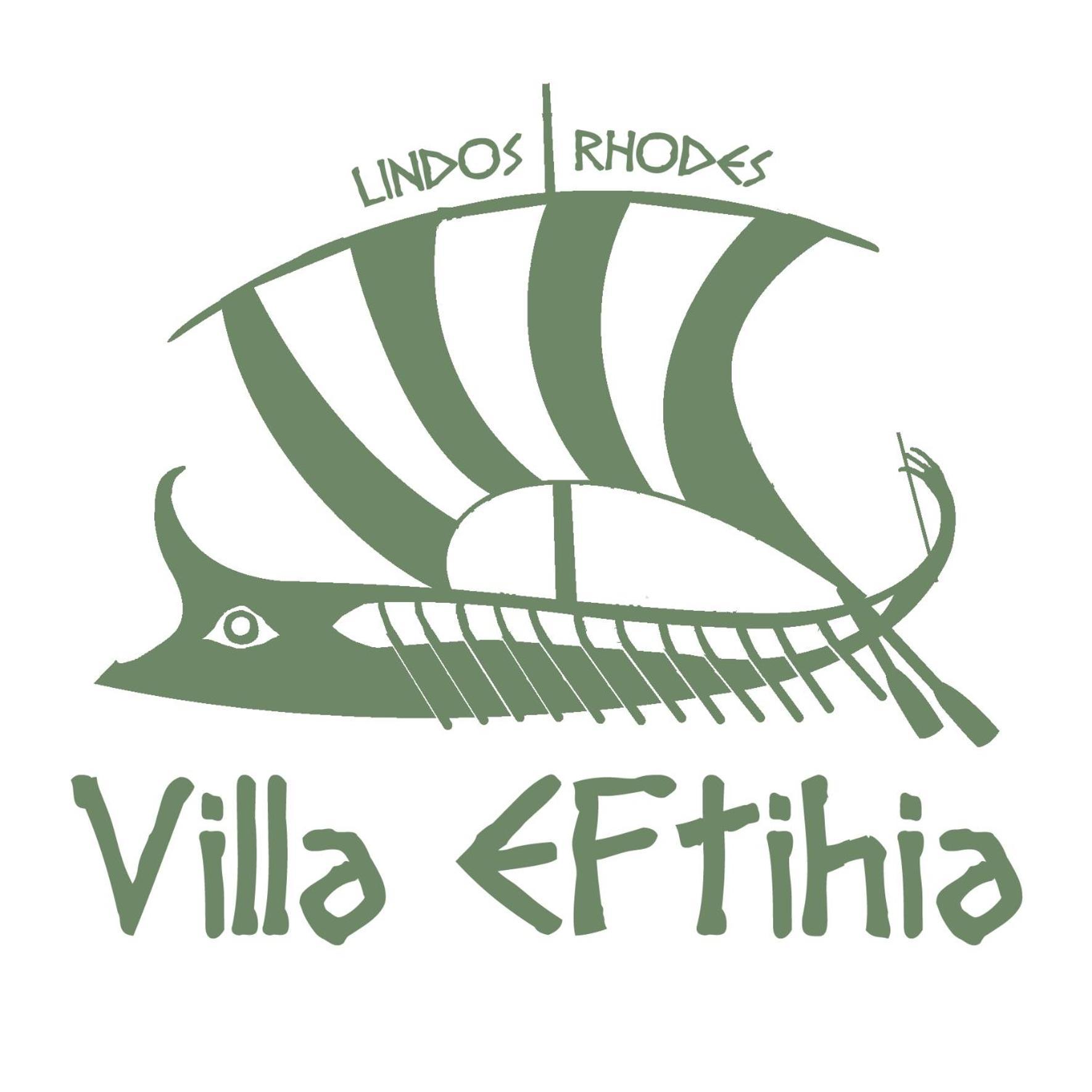 Villa Eftihia In Lindos Exterior foto